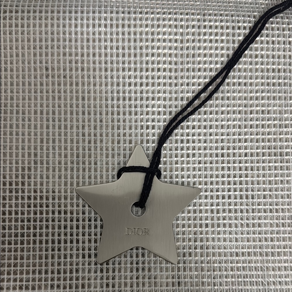 Dior Silver Star Pendant Use as a Bag Charm
